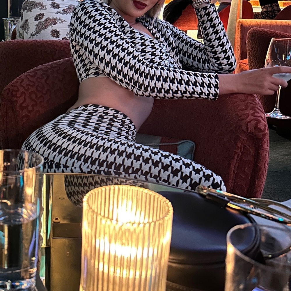 2 piece houndstooth co-ord set - Picture 3 of 3